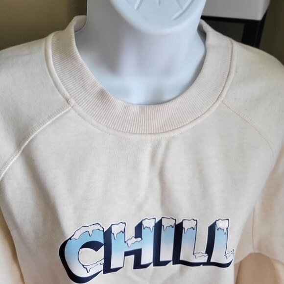 Fabletics "Chill" Graphic Crewneck Sweatshirt XL - Picture 3 of 7